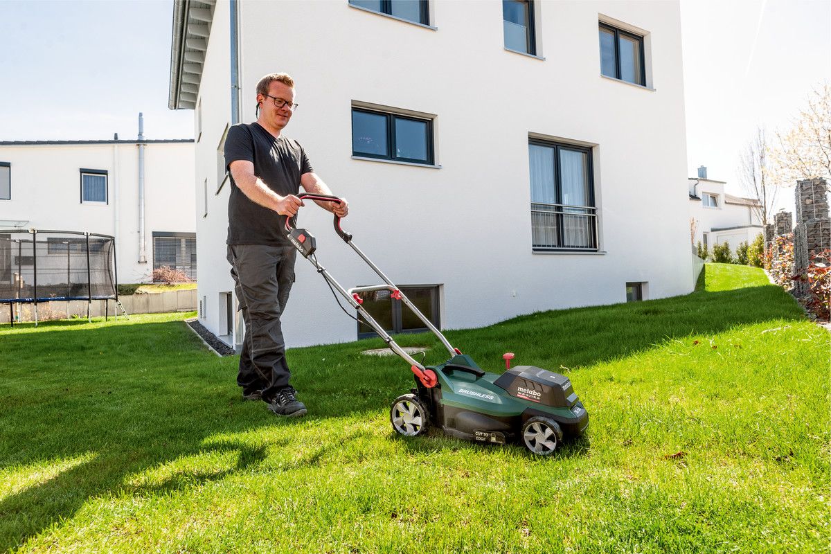 Akku-Rasenmäher solo RM 36-18 LTX BL 36 Metaboohne Akku ohne Ladegerät Karton