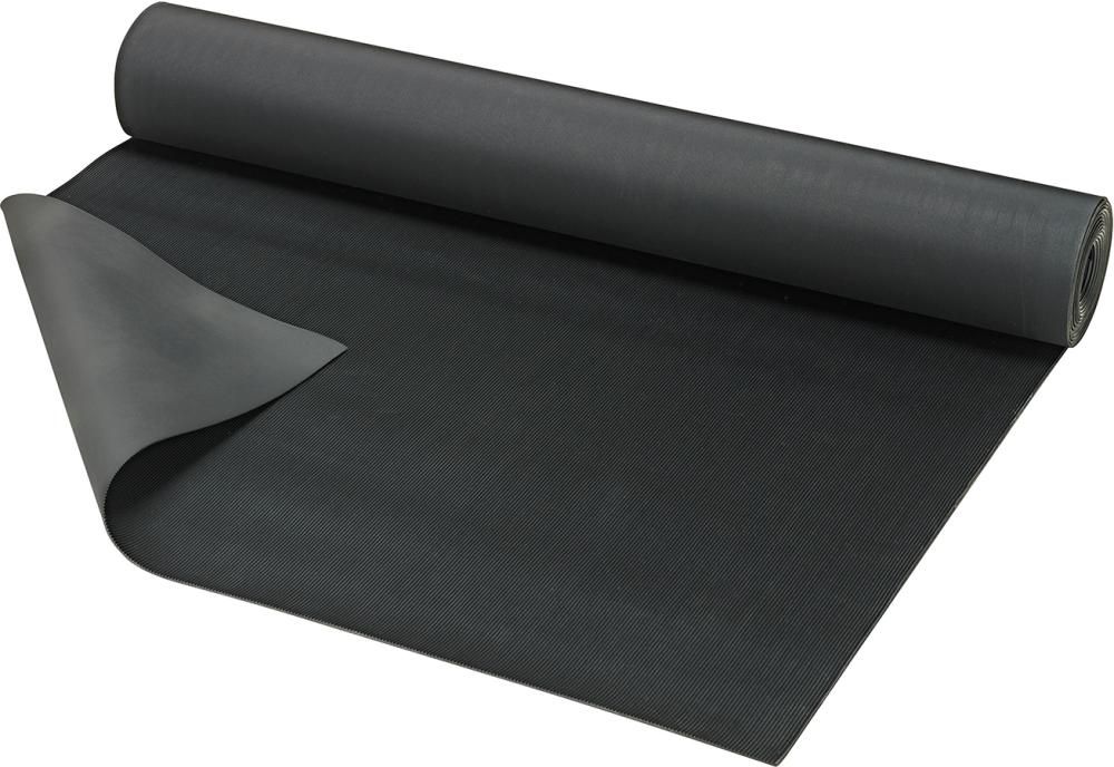 Feinriefenmatte CLASSIC SBR, schwarz, 3mm, 1200mm 10m FORTIS
