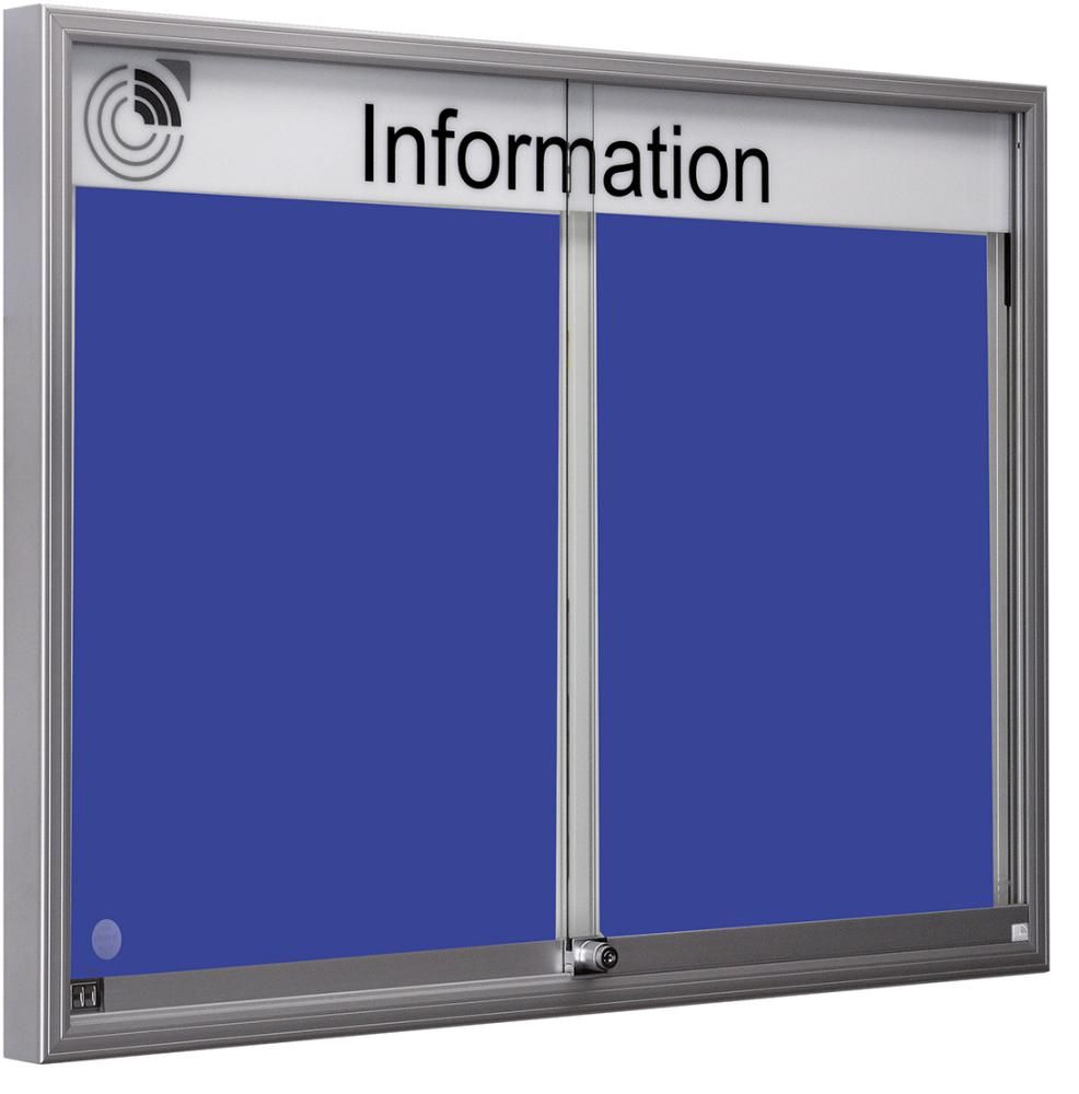 Schaukasten SBT. R-08 SB blau 973x748x55mm