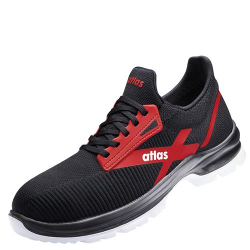 Atlas A 55 Sicherheitshalbschuh S1P, Schwarz, Gr. 46, Weite 10