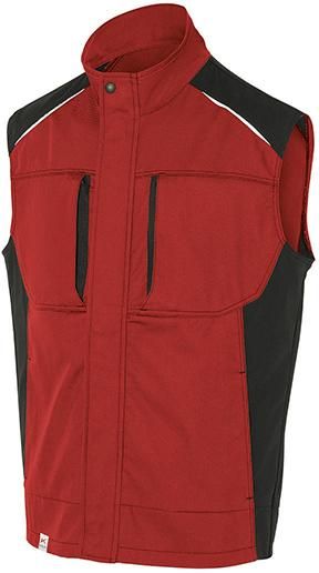 Weste, mittelrot/schwarz, Gr.XS ACTIVIQ