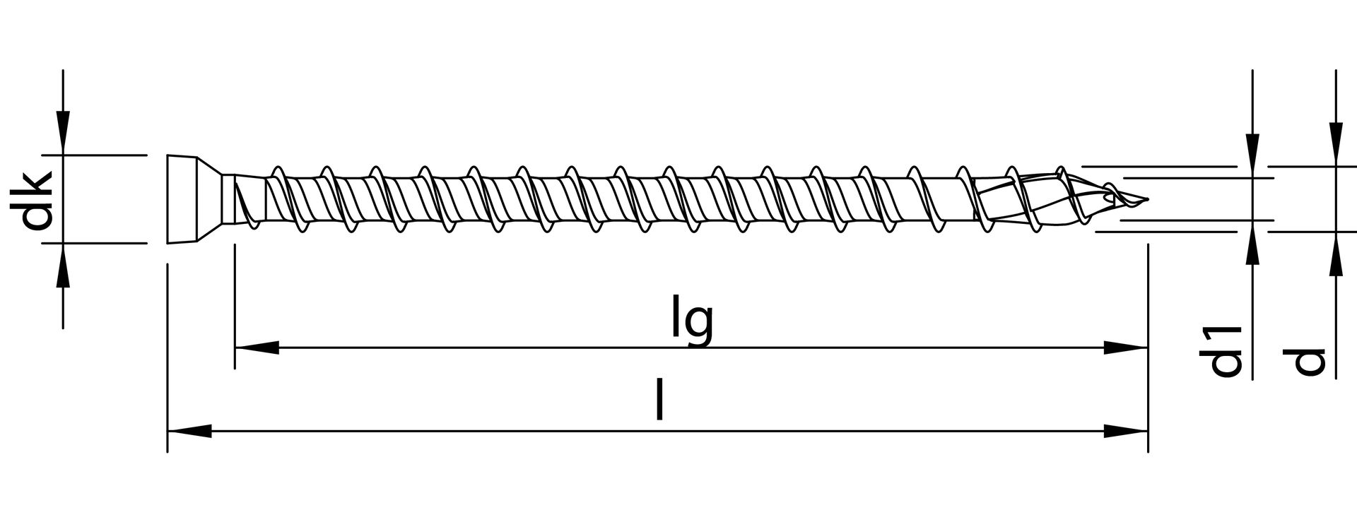 HECO-TOPIX-plus 10,0 x 450, Zylindersenkkopf, T-Drive, Vollgewinde, verzinkt blau, A3K, 50 Stück, VARIANTA-Handwerkerverpackung