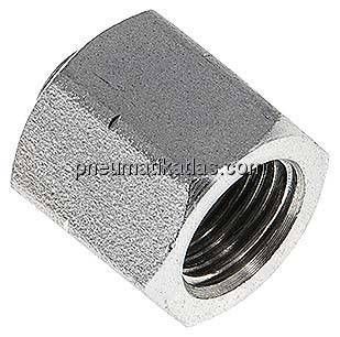 Verschlusskappe, 60° Kegel G 1/8", Stahl verzinkt