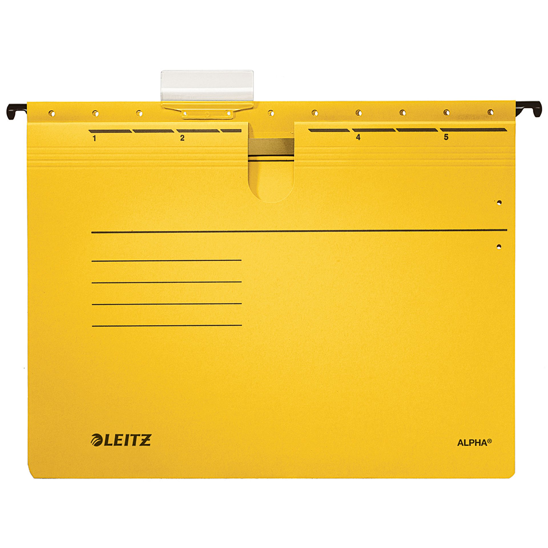 Hängehefter ALPHA A4 kfm. Heftung gelb 25 St./Pack.