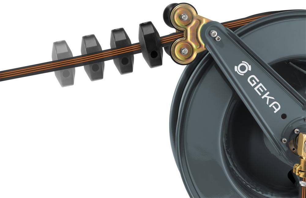 GEKA plus automatischer Schlauchaufroller PA30GSKinkl 25m-EPDM-Schlauch EURO TRIX 3/4"& Arm.