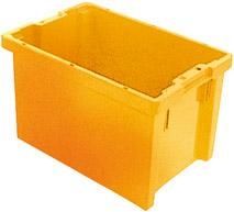 Drehstapelbehälter 65 l B600xT400xH350 mm gelb LA-KA-PE