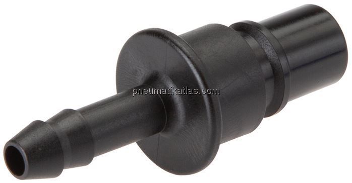 Kupplungsstecker (NW7,2) 9 (3/8") mm Schlauch, POM offen
