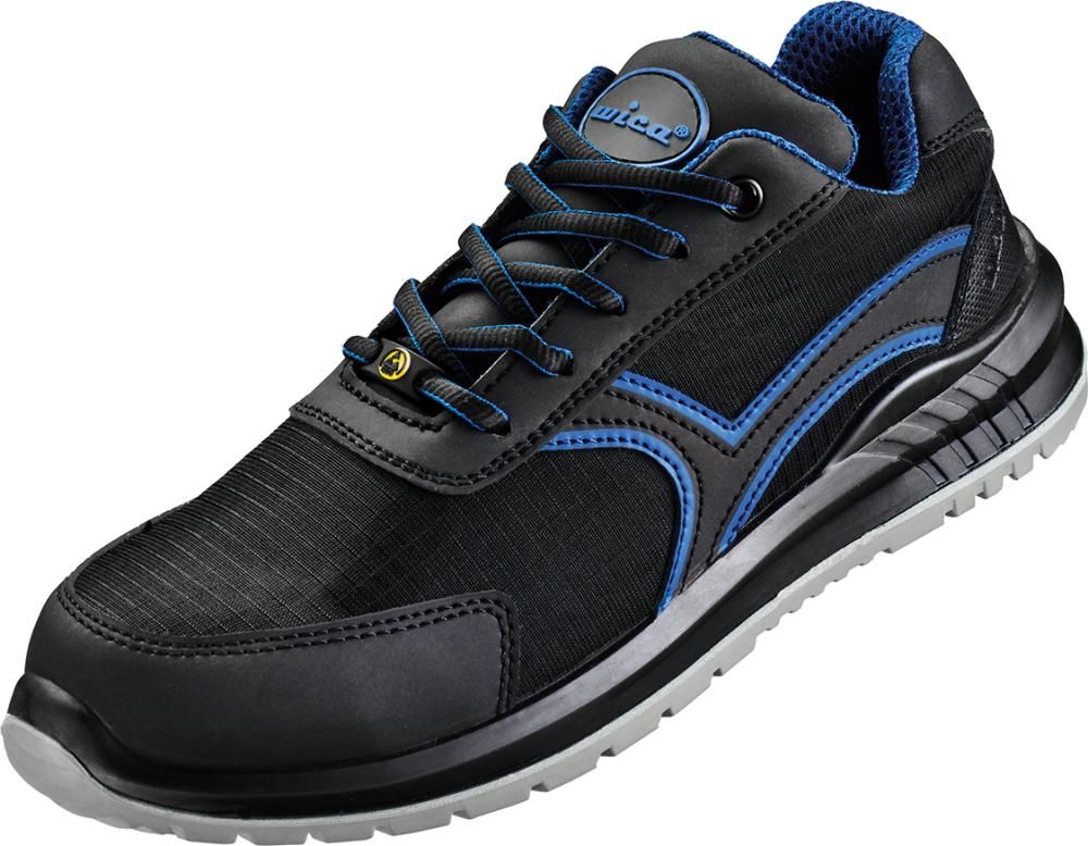 Halbschuh GOEHREN NUOVO Schwarz/blau, S1P SR ESD Gr. 43 Wica