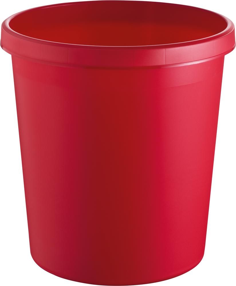 Papierkorb 30 l 405 mm rot helit