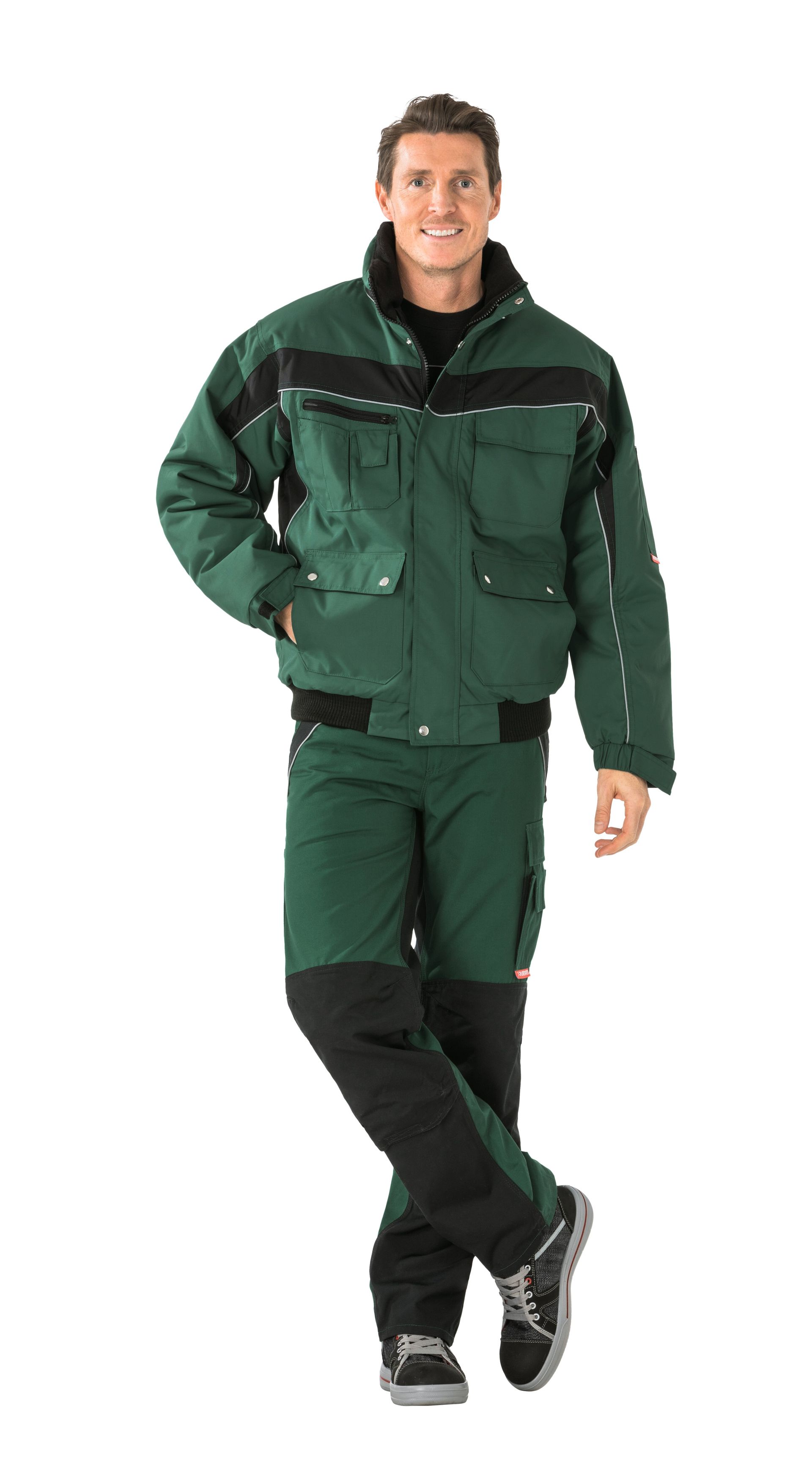 Planam Blouson Plaline, Outdoor grün/schwarz Gr. XS