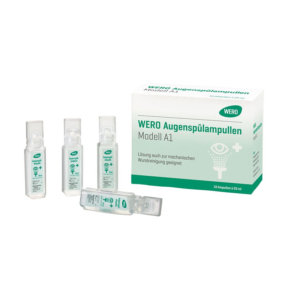 wero-Augenspülampullen Modell A1steril (10 x 20 ml)