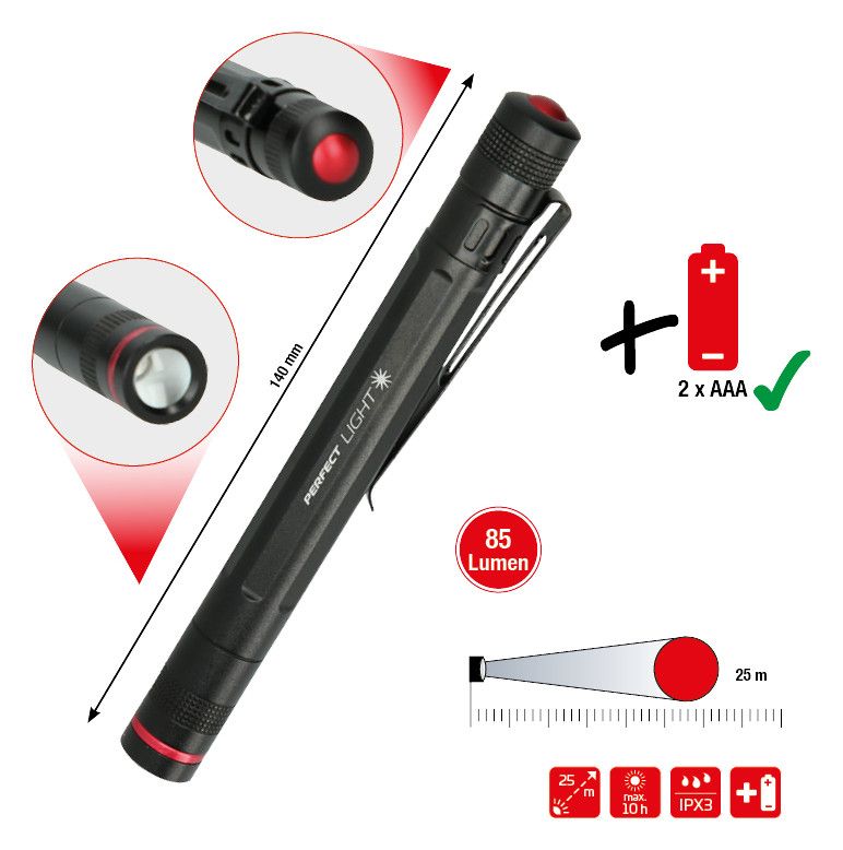 KS-TOOLS perfectLight LED-Taschenlampe
