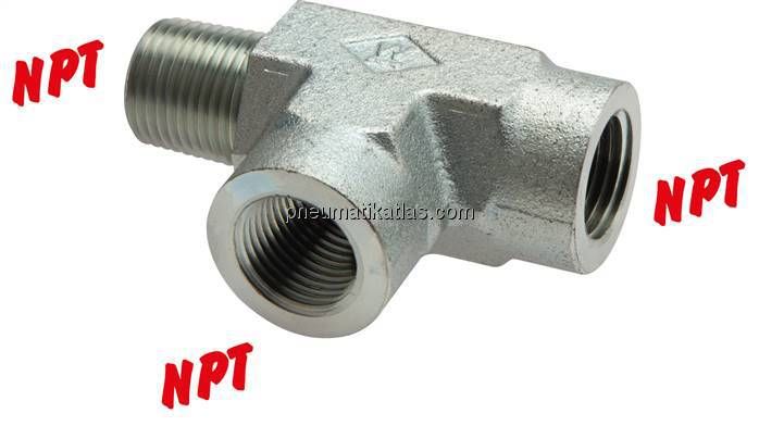 LE-Einschraubstück NPT 1/8"(IG/AG), Stahl verzinkt