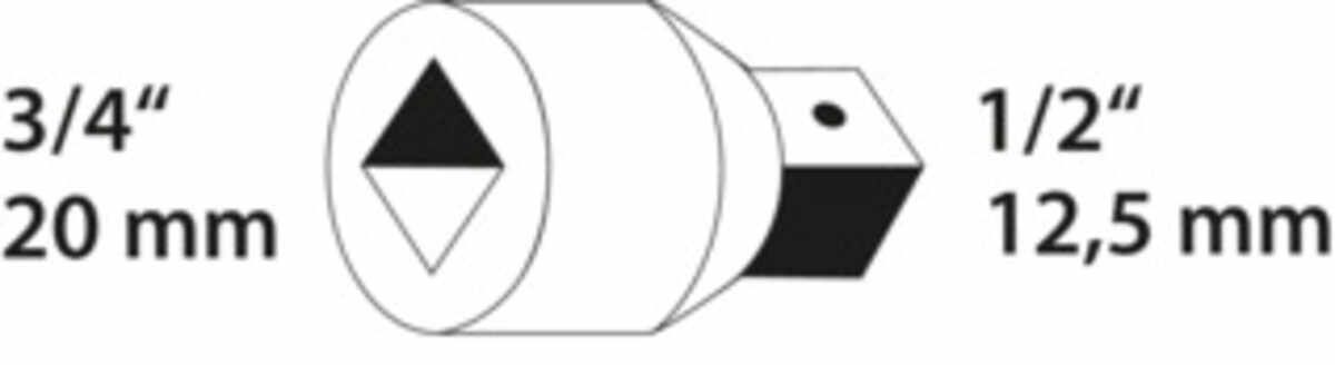 3219 Reduzierstück 3/4" auf 1/2"