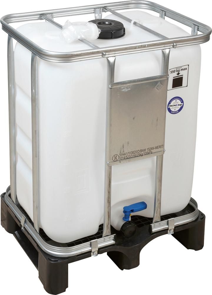 Wassertank IC Tank COMPACTine 300 UN auf Kunststoff-Paette