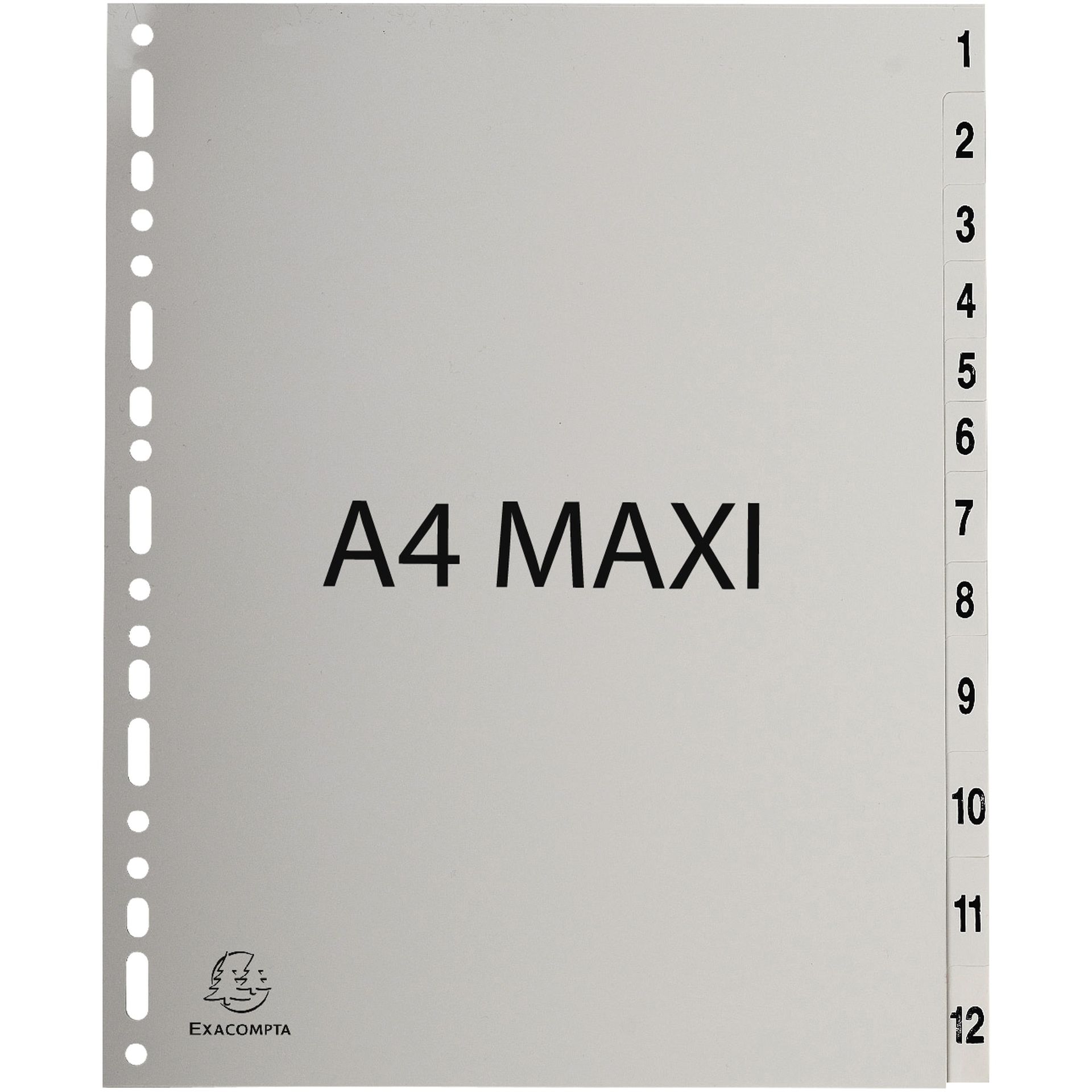 Register  A4+ 1-12 gr