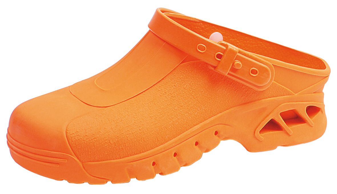 Berufsschuhe autoklavierbare Clogs Clog orange Gr. 41/42