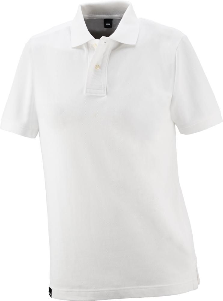 FHB Daniel Polo-Shirt, Weiß, Gr. XS