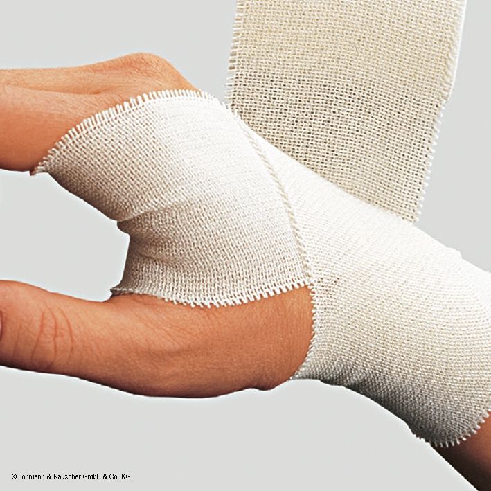 Idealbinden 5 m x 10 cm,ohne Verbandklammern (10 Stck.)UK = 6 Pack