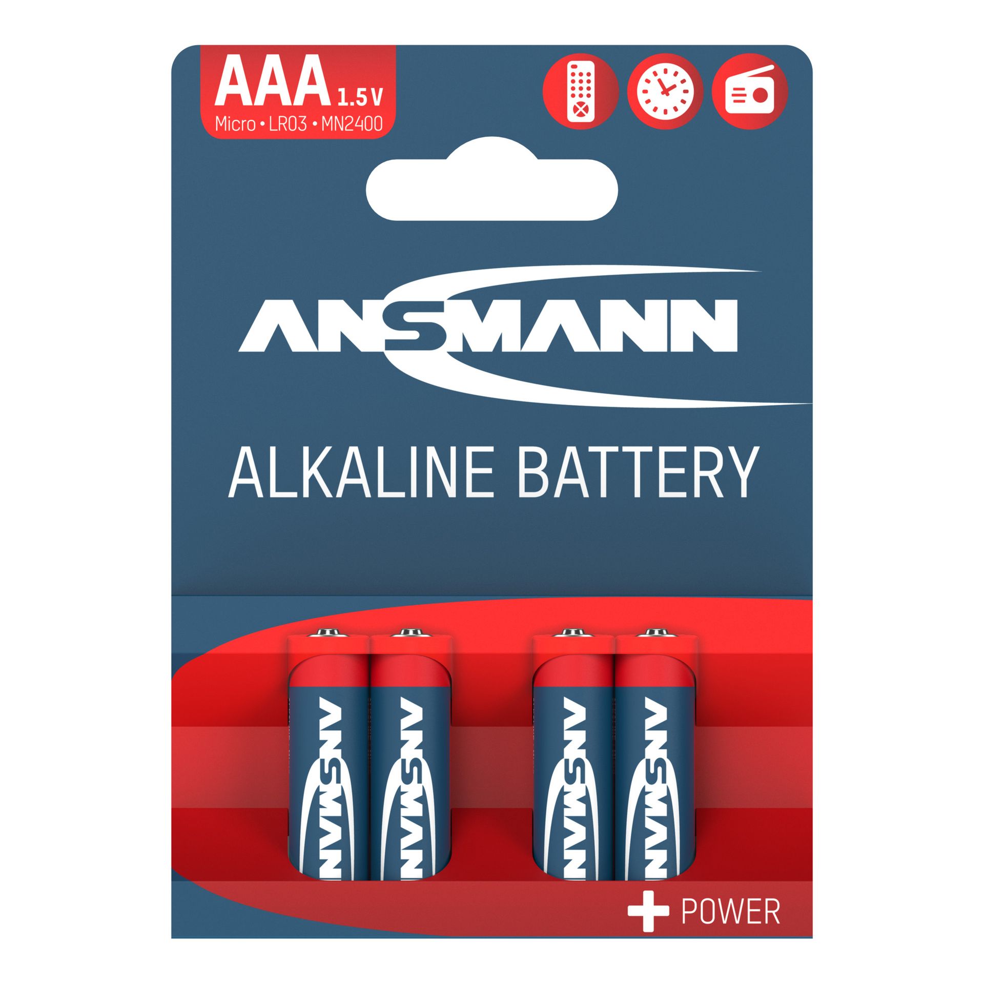 Batterie Alkaline Micro LR03 AAA 4St.