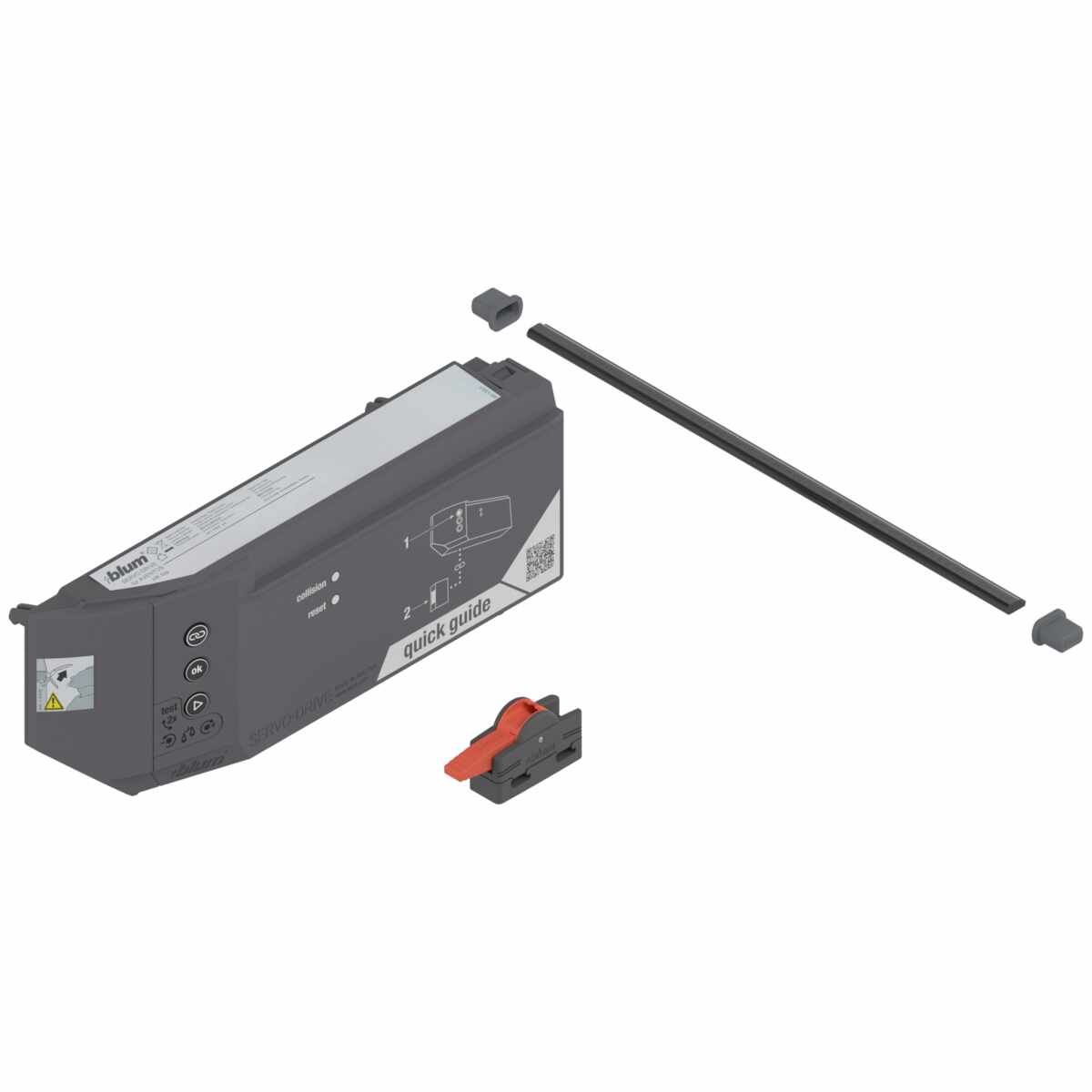 SERVO-DRIVE für AVENTOS Antriebseinheit, HK top, tiefgrau