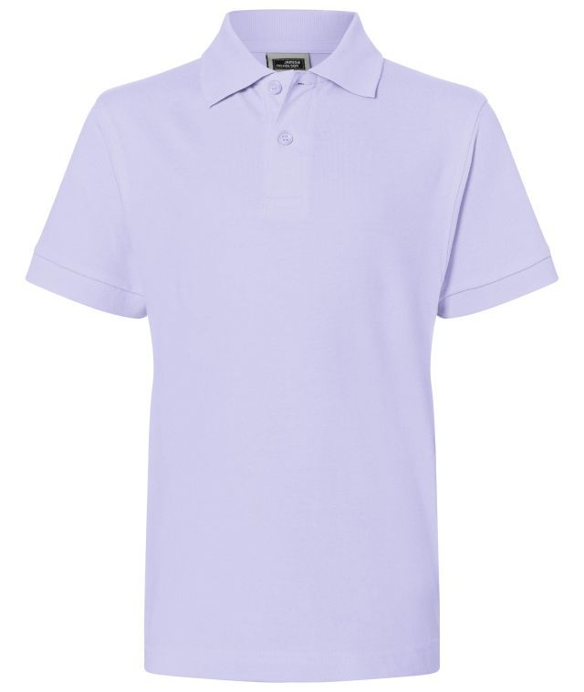 Classic Polo Junior Hochwertiges Polohemd mit Armbündchen lila, Gr. S