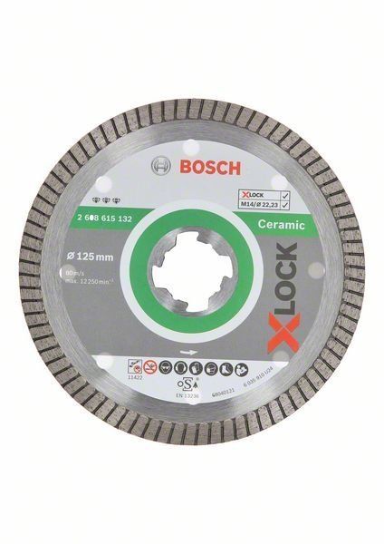 Bosch X-LOCK Diamanttrennscheibe Best for Ceramic
