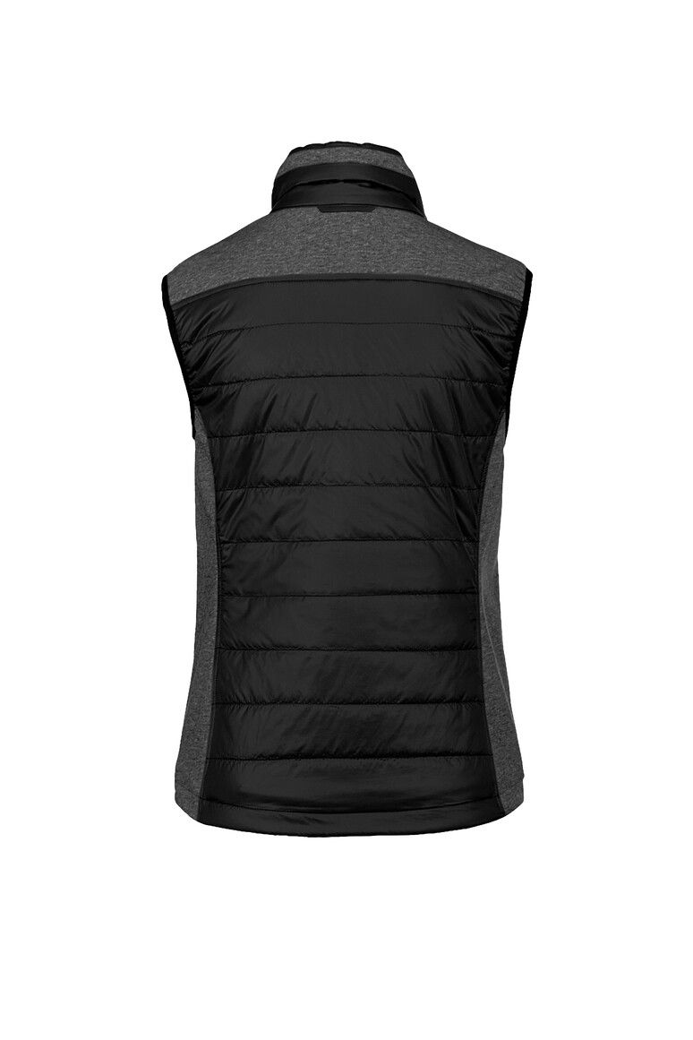 HAKRO Damen Hybridweste Contrast schwarz, XS