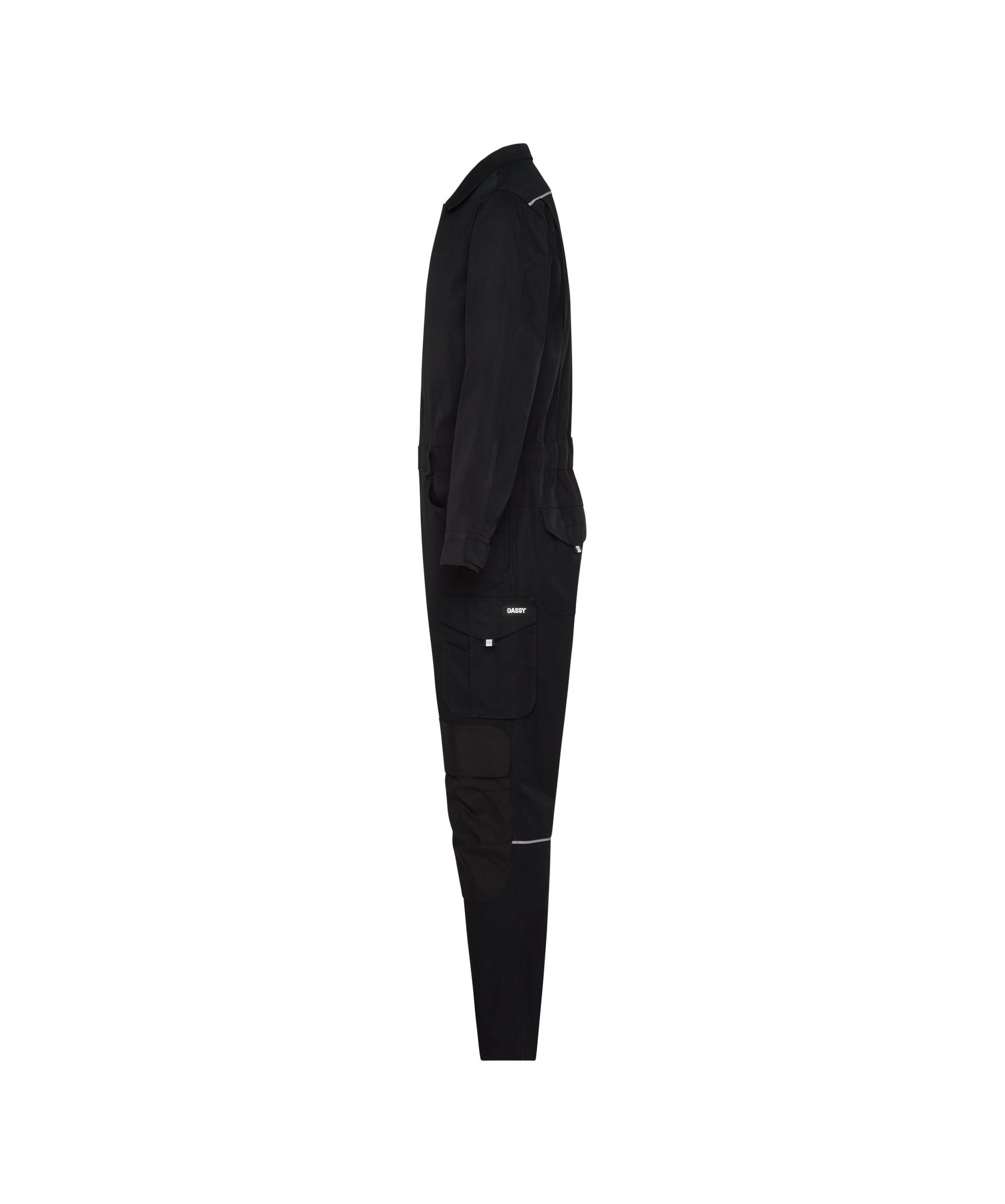 DASSY® Moneo - Overall mit Kniepolstertaschen - schwarz, Gr. XS