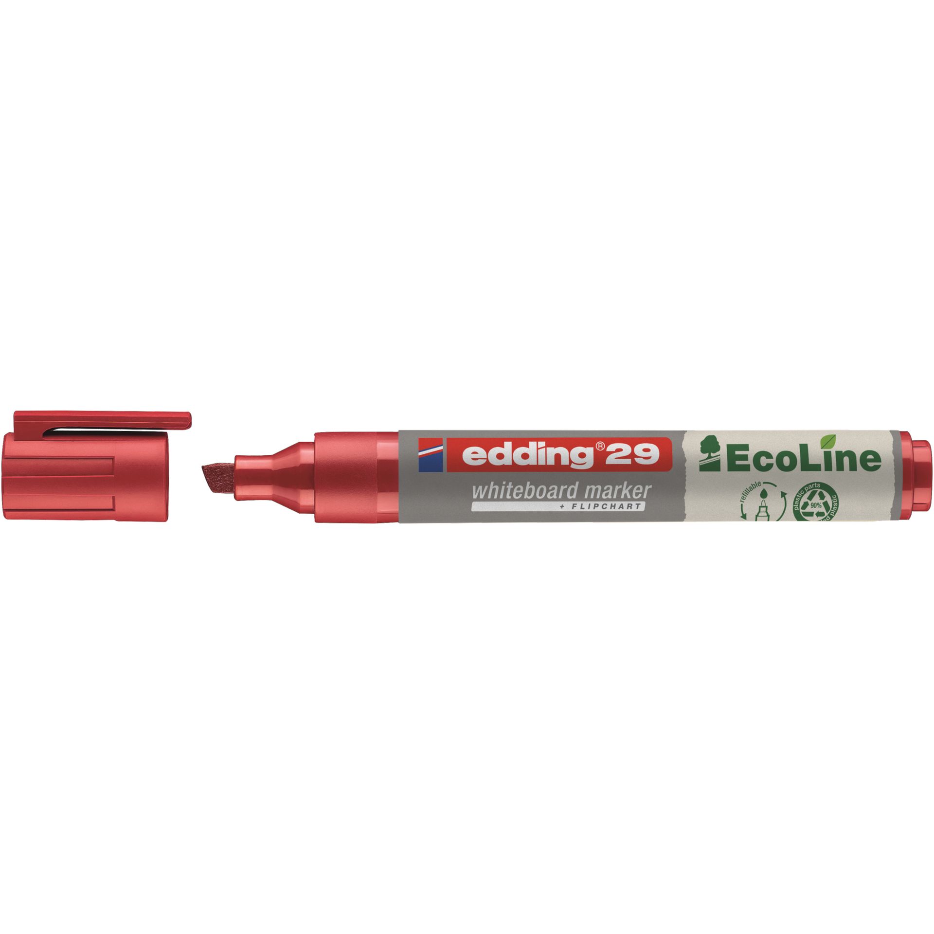 Boardmarker 29 EcoLine 1-5mm Keilspitze rot