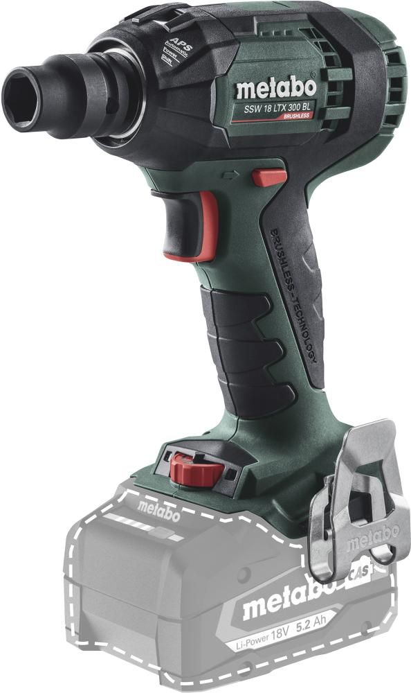 Akku-Schlagschrauber soloSSW 18 LTX 300 BL Metabo ohne Akku ohne Ladegerät metaBOX