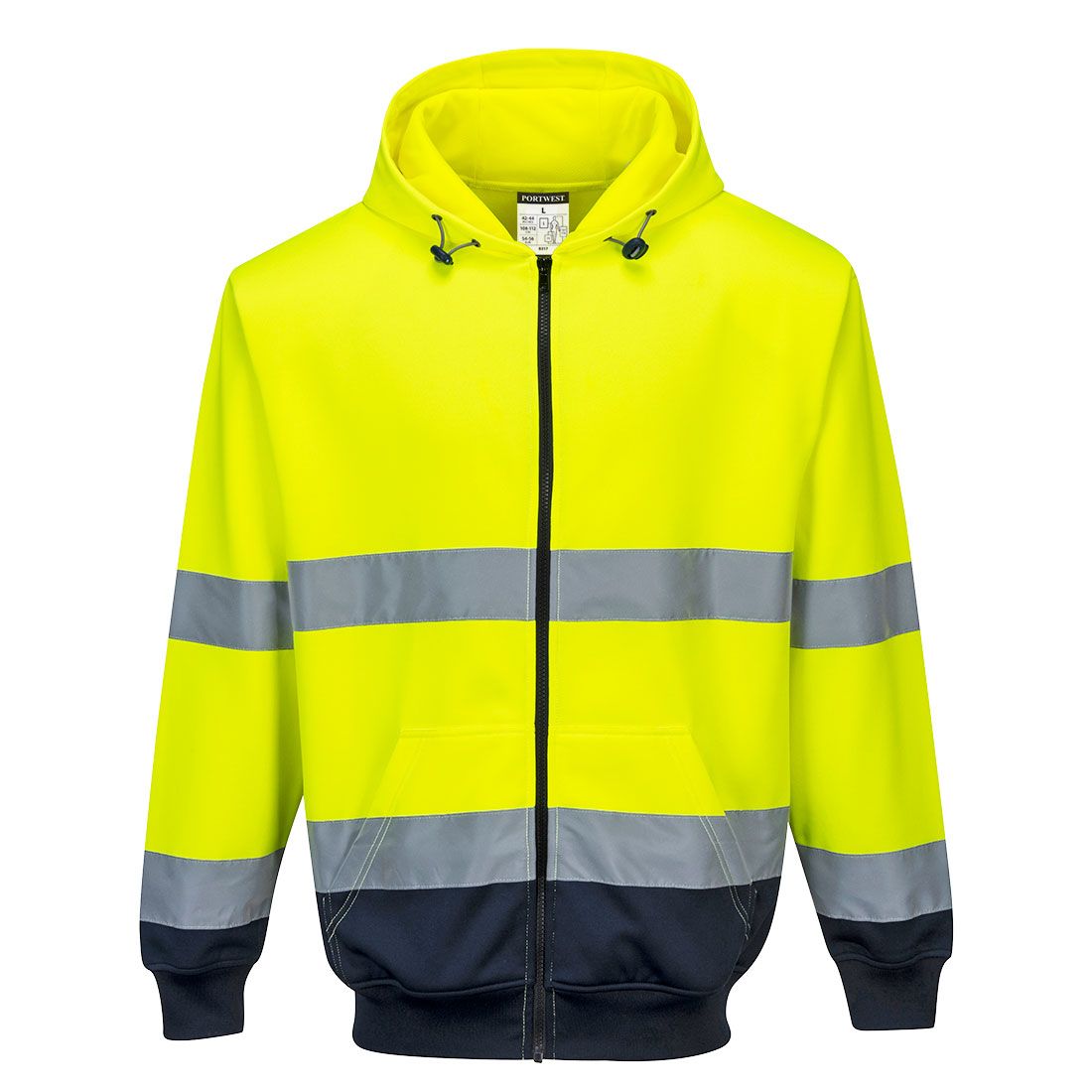 Portwest B317 Warnschutz-Hoodie, Gelb, Gr. 3XL