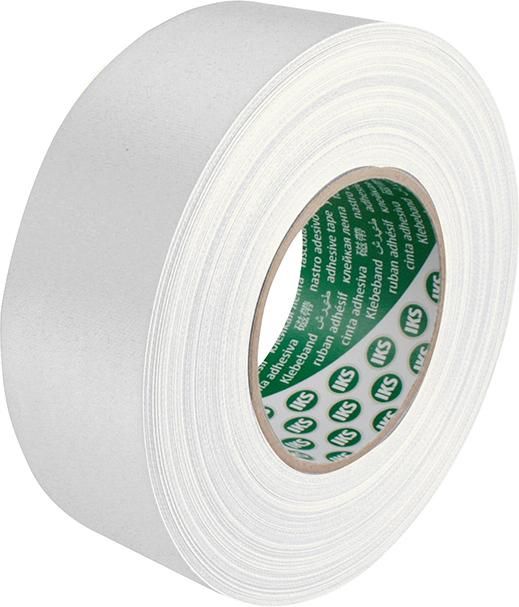 Premium-Gewebeklebeband PE-beschichtet, 50mmx50m stabilisiertes Gewebe Kautschukkleber,weiß