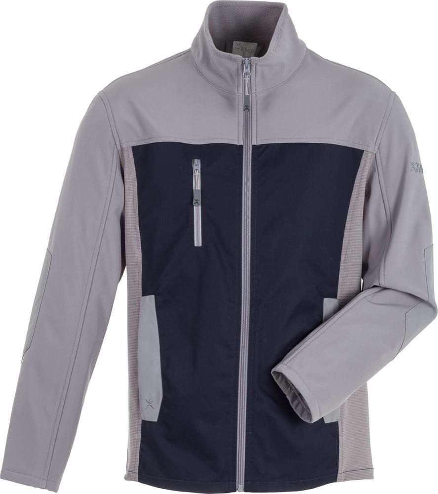 Hybridjacke, schwarzblau/zink, Gr.98 Norit