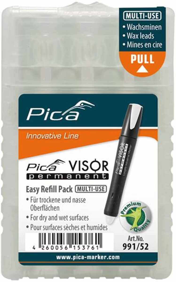Ersatzminenset für Pica Visor Weiß