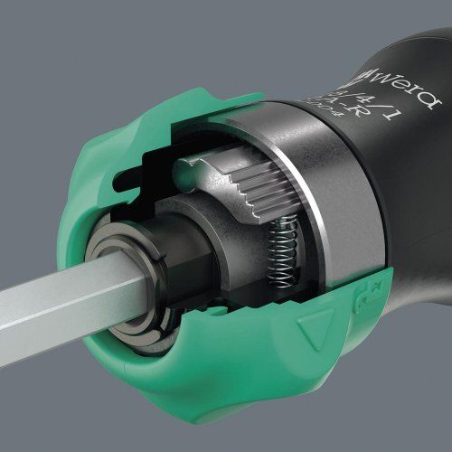 WERA Bit-Magazinhandhalter 1/4" Kraftform Kompakt 20RA-R 6-teilig in Tasche