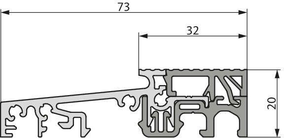 SBS-Schwelle 275V SIP 73 mm