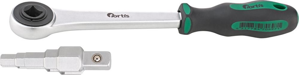 Stufenschlüssel-Set 2tlg. Inkl. Knarre 1/2" FORTIS