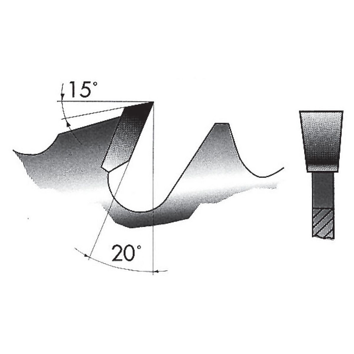 Hartmetall-Kreissägeblatt grobe Schnittgüte Holzkraft KSB-LF 700/46 HM