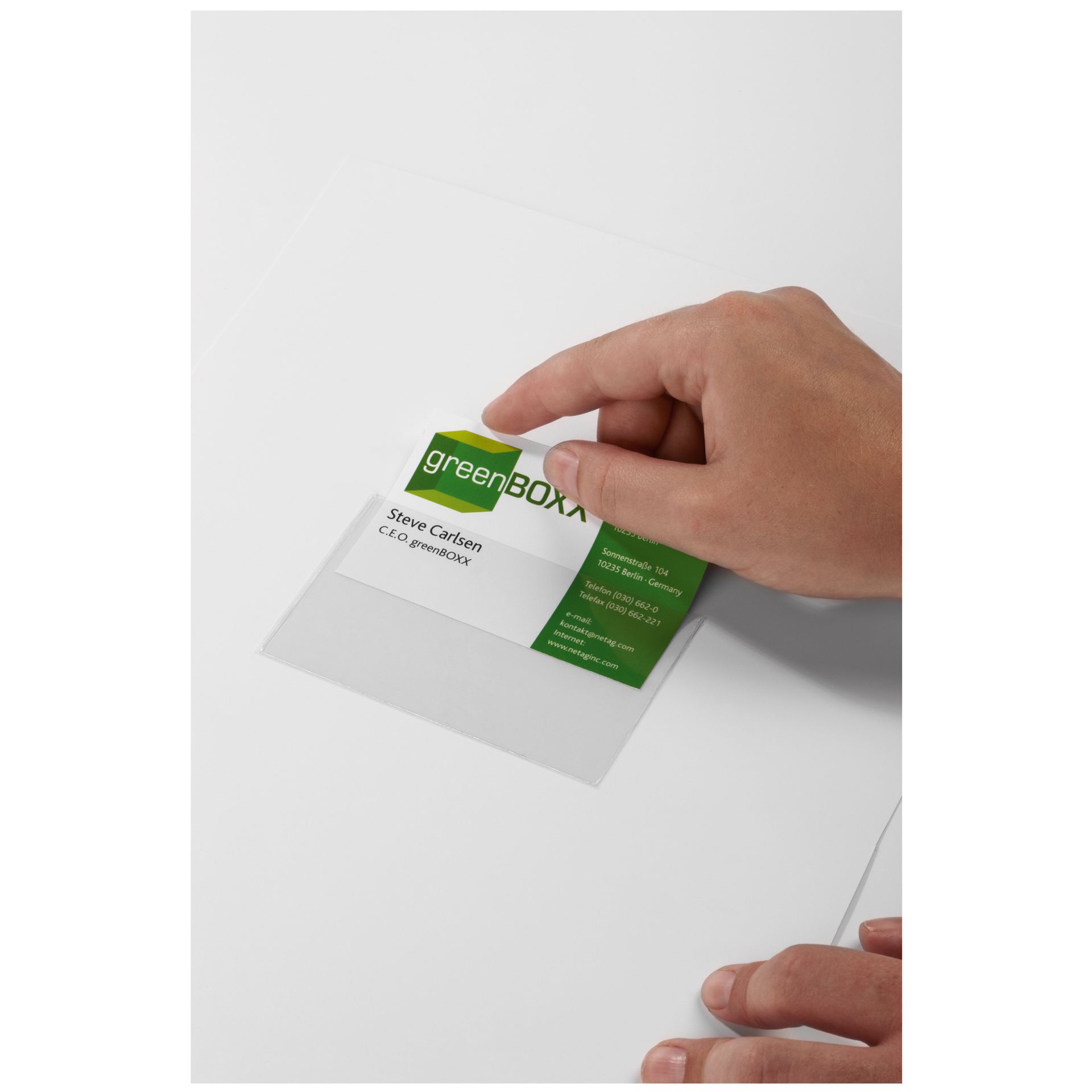 Selbstklebetasche POCKETFIX 90x57mm 10 St./Pack.