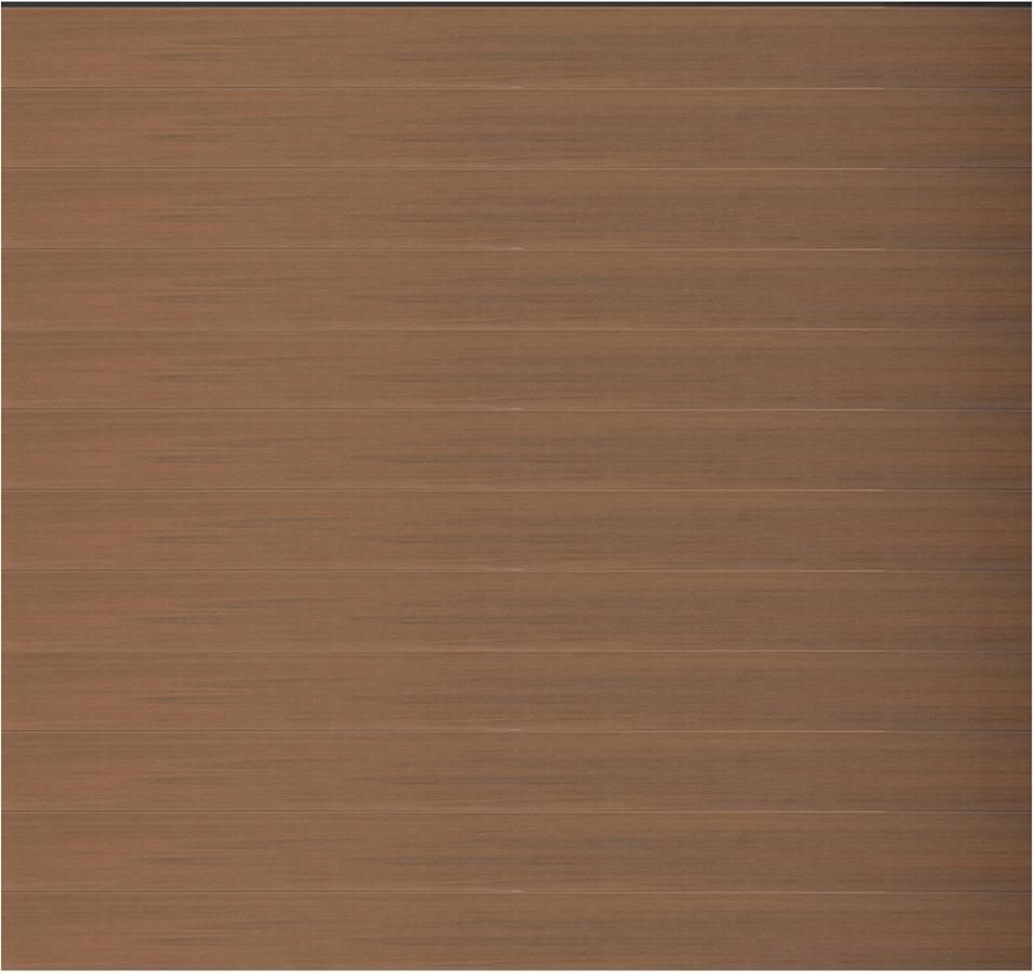 ELSKOP-Serie Zaunset TEAK-coextrudiert 12 Zaunlamellen 179x176cmWPC-Steckzaunsystem