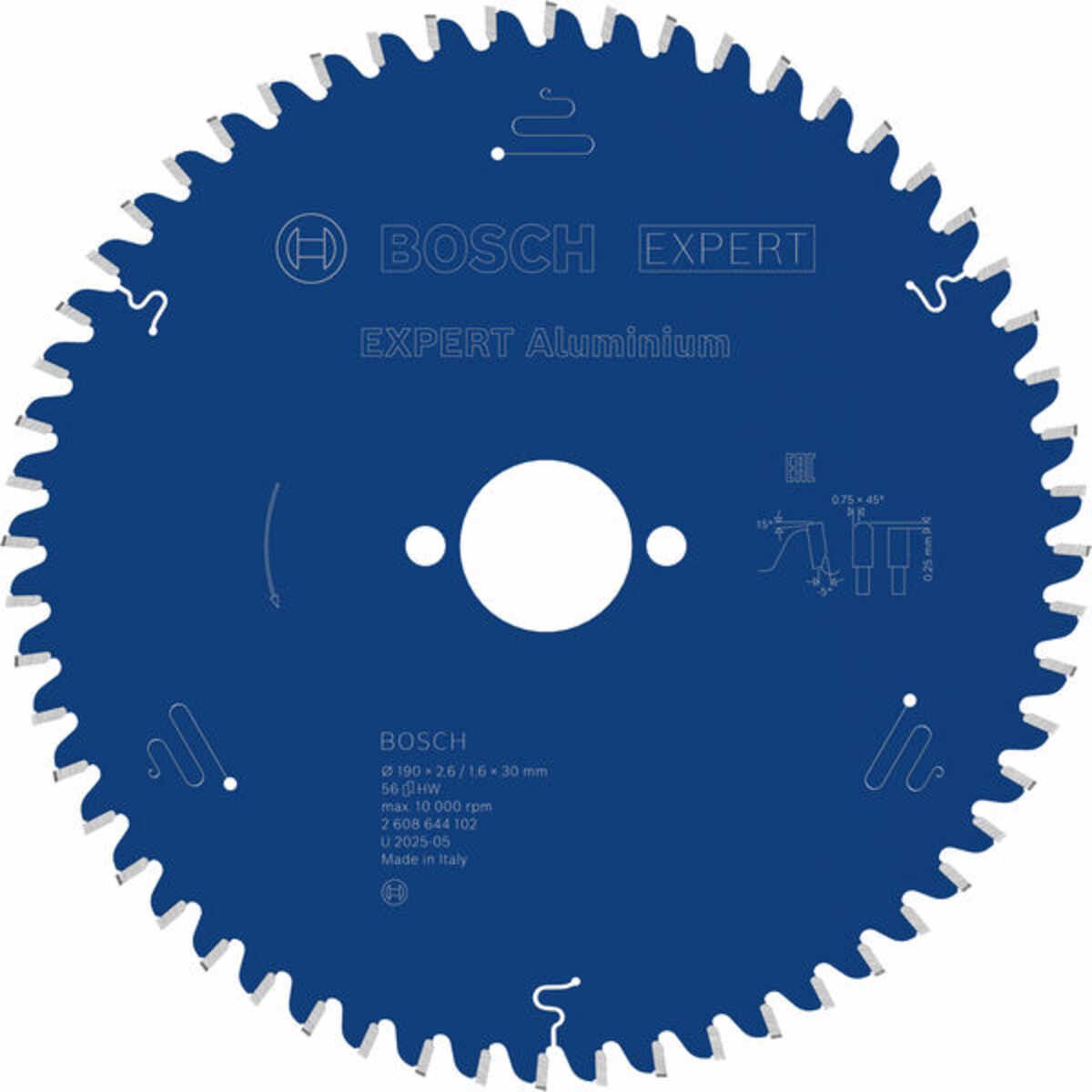 EXPERT Aluminium Kreissägeblatt, 190x2,6/1,6x30 mm, Z56