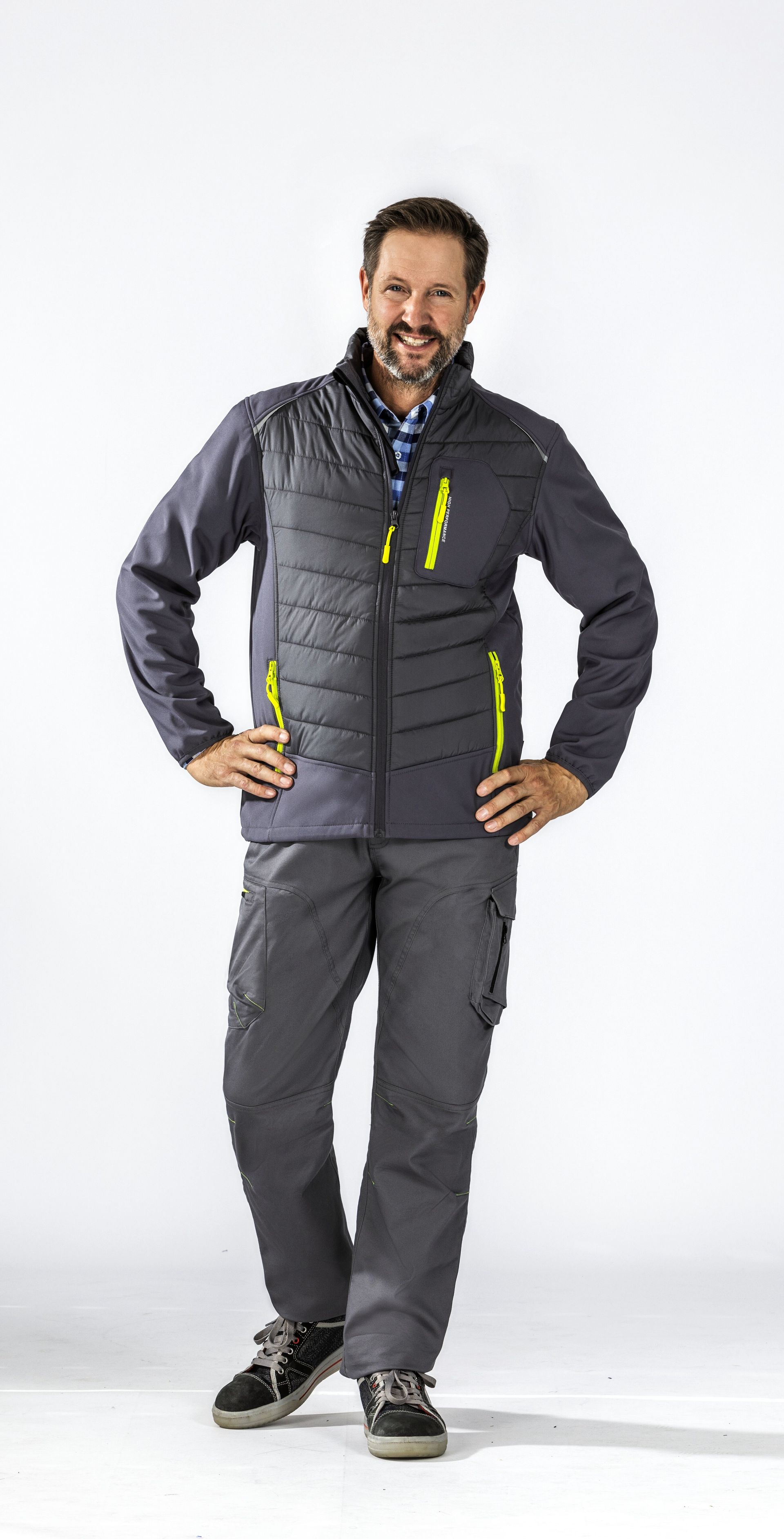Planam Winterjacke PLANAM Stretchline, Outdoor anthrazit Gr. S