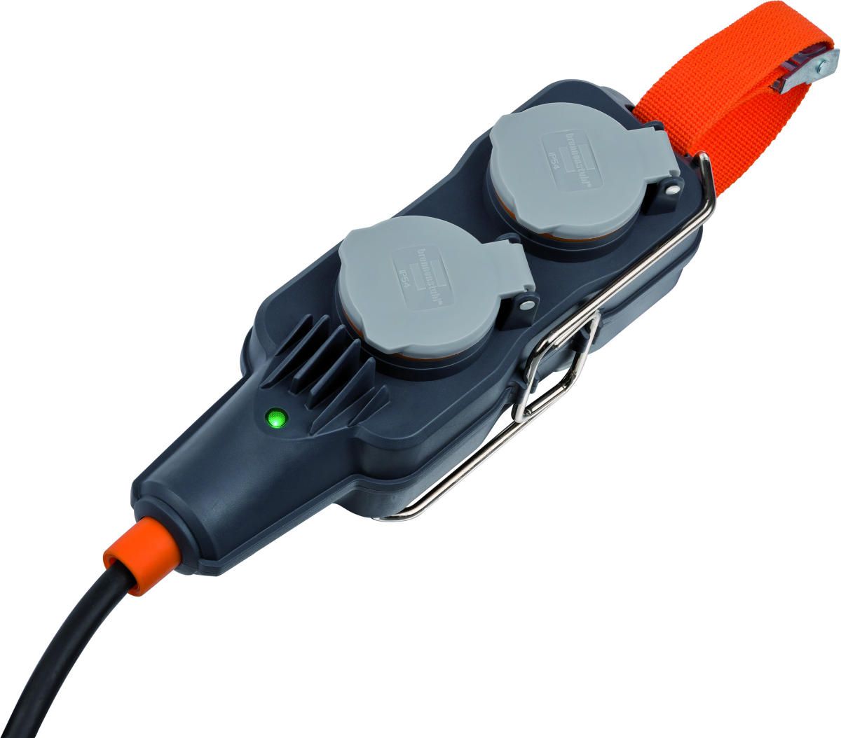 professionalLINE Powerblock mit Verlängerungskabel PB 1100 IP54 4-fach 15m schwarz H07RN-F 3G1,5