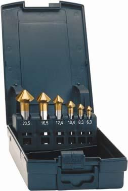 EXACT Kegelsenker-Set Advanced TiN Form C 90Grad