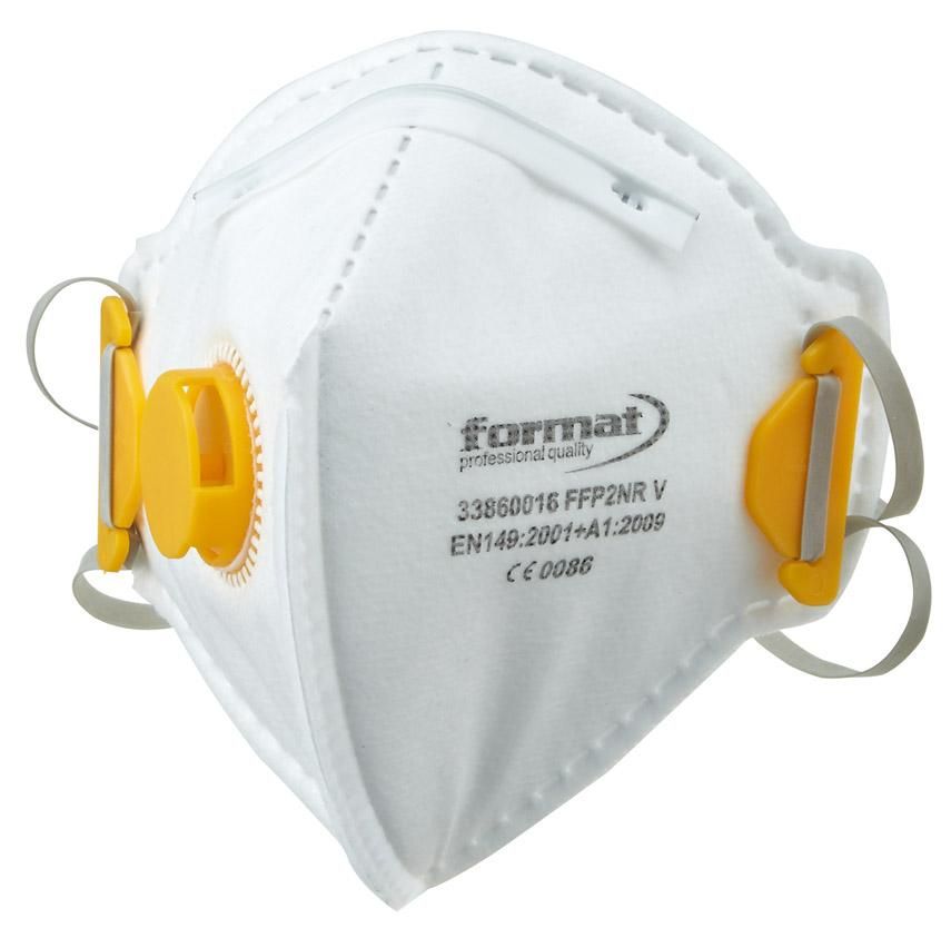 Atemschutzfaltmaske, mit Ventil, FFP2, FORMAT