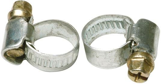 Schlauchklemmen, 2er-Set verzinkt 8-16 mm (1/2") SB SB