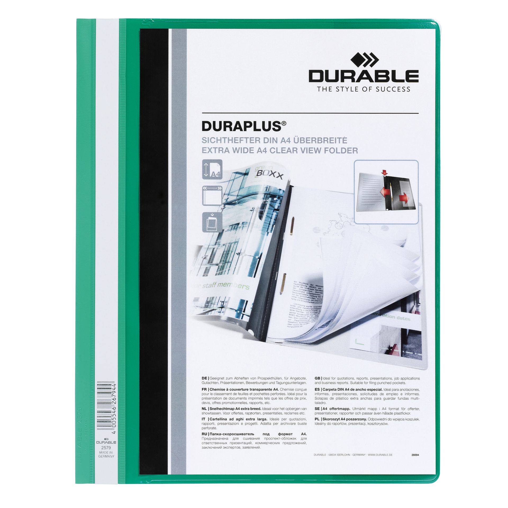 Angebotshefter DURAPLUS A4 grün