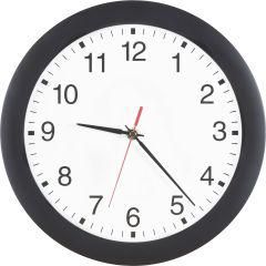 Quarz-Wanduhr D 300 mm Gehäuse sw, Zahlen Mobatime