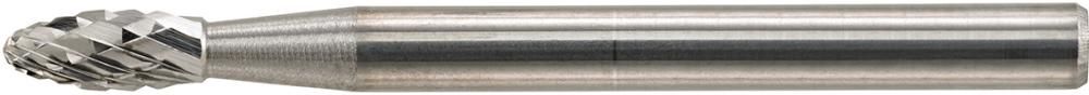 Kleinfrässtift HM Flammenform 3B 0307 C 3mm3x7mm FORMAT